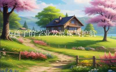 为孩子的学业发展保驾护航
